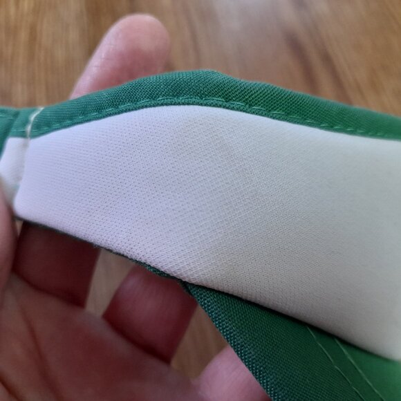 Vintage 80s Preppy Visor Hat "Splitz Cooler" Wine Spritzer - Young An Korea - Picture 15 of 16